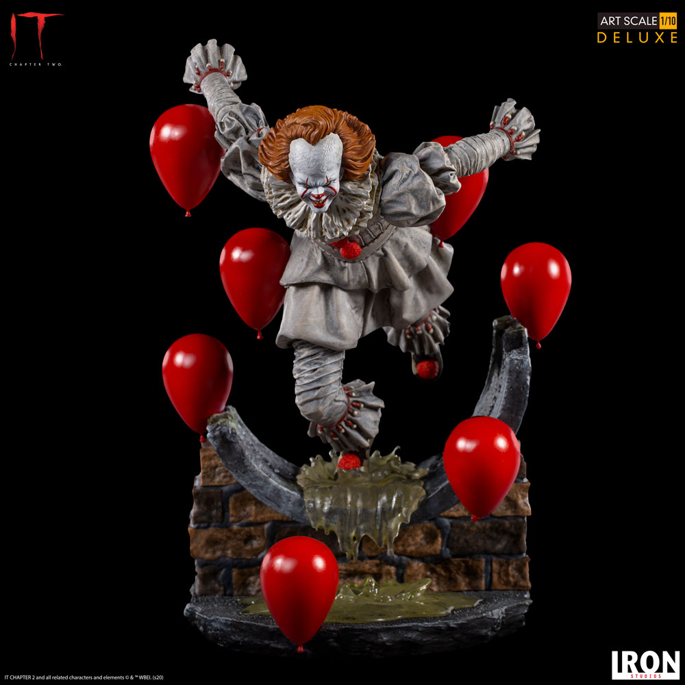 Iron Studios It Chapter 2 Pennywise Art Scale Deluxe Statue